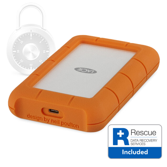 LaCie Rugged Type-C External Hard Disk (2TB/4TB/5TB) - Image 2